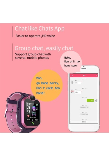 Geeksen Çocuklar İçin Akıllı Telefon Saati 2g Ağ Çocuklar İçin Lbs Konum Akıllı Saat (İthalatçı Garantili)