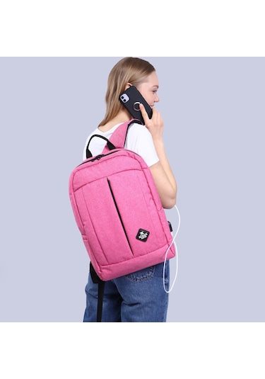 My Valice Smart Bag Galaxy Usb Şarj Girişli Notebook Sırt Çantası