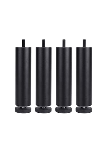 Suntek Magideal 4 Adet Alüminyum Alaşımlı Mobilya Ayakları Siyah-25cm