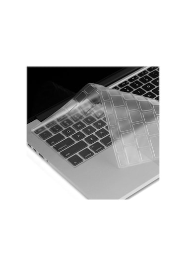 Macbook Uyumlu Si̇Li̇Kon Klavye Koruyucu Tr Türkçe
