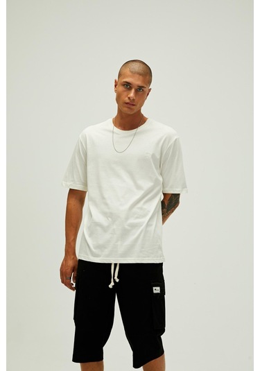 Bad Bear Liber Erkek Tişört 22.01.07.052 Beyaz