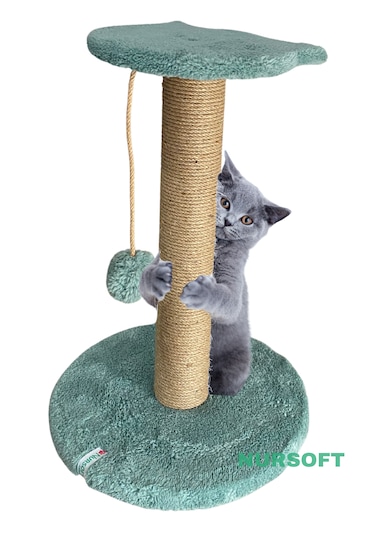 Nursoft Stepli Kedi Orijinal Jüt Halat İp Tırmalama Tahtası