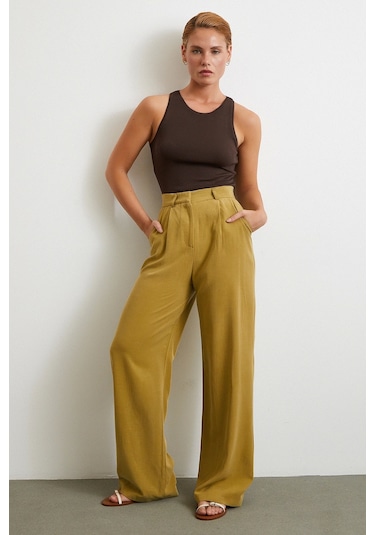 Basic Crop Top Kahve Kahve