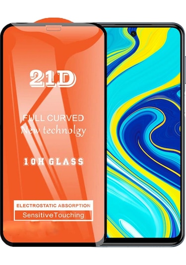 Xiaomi Redmi Note 9s Ekran Koruyucu 21d Kırılmaz Cam