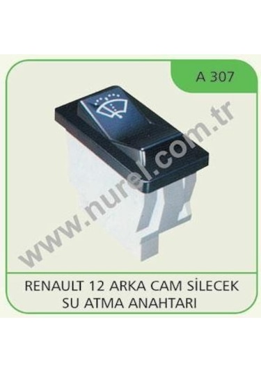 Nurel Arka Cam Sılecek Su Atma Anahtarı R12 AOD-NUREL A 307
