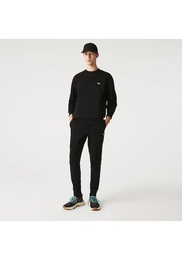 Lacoste Erkek Sweatshırt Sh9608-00-031 Siyah