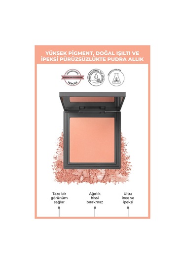 Alix Avien İpeksi Allık - Powder Blush 107 Soft Peach