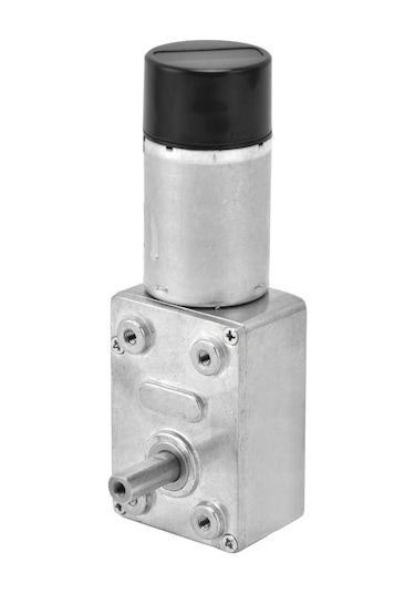 Dianziye Jgy-370 12v Dc Kayar Dişli Motoru, Kodlayıcı İlişkili, 15mm Çift Mil, 150 Devir/ Dakika, Endüstriyel Sürücü