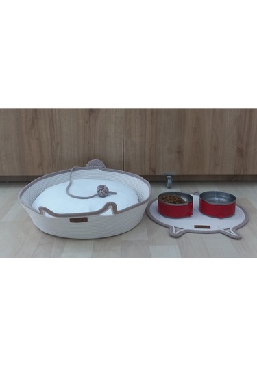 Kedi Yatağı Ve Mama Paspası