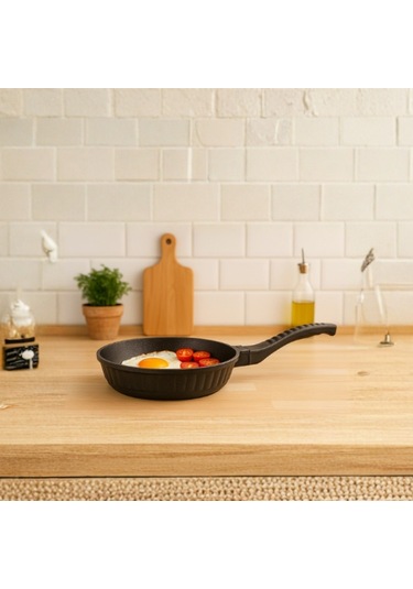 Yakut İkili Döküm Tava 20 - 28 Cm Siyah