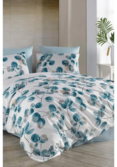 Yeşil Çift Kişilik Nevresim Takımı Çok Renkli