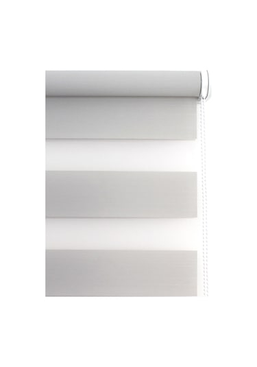 Buperde Açık Gri Eko Zebra Stor Perde