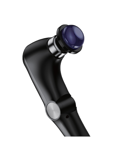 7go 7gmg1 Katlanabilir Sıcak & Soğuk Başlıklı Masaj Aleti 9 Kademeli, 10 Farklı Başlık, 1800mah Li Siyah