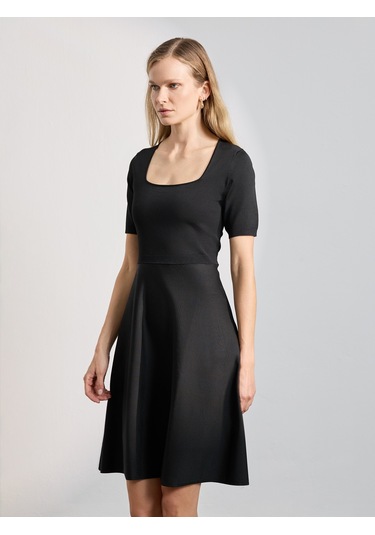 Karaca Kadın Elbise-siyah 124323003-07-l 120300 Siyah