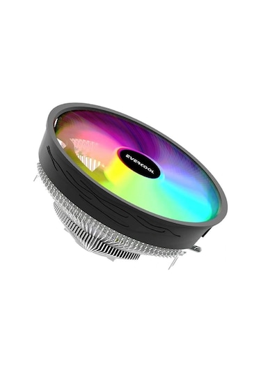 Evercool Cs-02 Rainbow Hava Soğutmalı Cpu Fan 12cm Fan,ıntel Lga1700/amd Am5