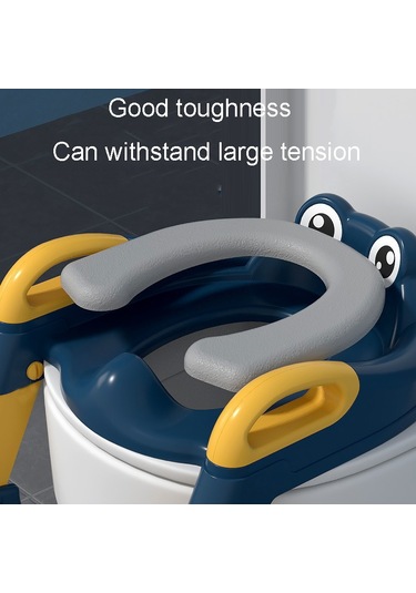 Sones Ev Çocuk Tuvalet Oturağı Merdiven Bebek Katlanır Raf Minder Kılıfı, Model: Sert Ped