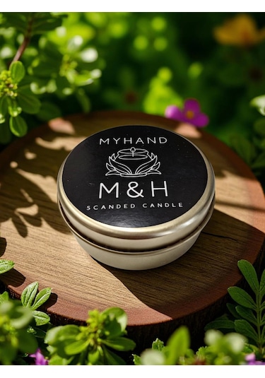 Myhand Soyawax Gold Teneke İnfinity Esans Kokulu Mum 60 Gr Altın