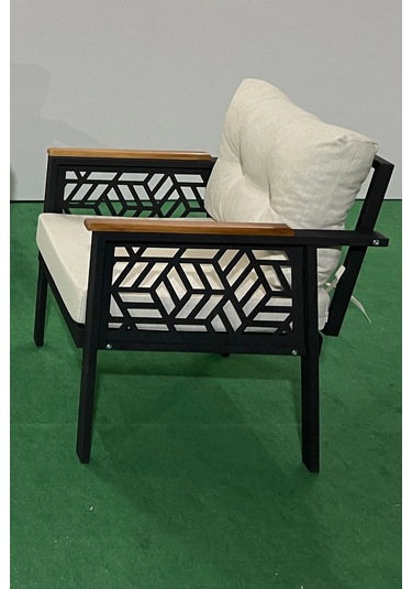 Melisa Balkon-bahçe-kafe Çay Seti Koltuk Oturma Takımı-oturma Grubu,ofis Koltuğu Tekli Krem