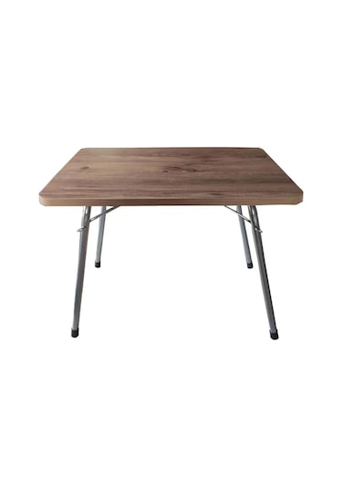 Katlanır Masa Balkon Bahçe Kamp Masası Piknik Masası 45x60 CM - Çam Ahşap