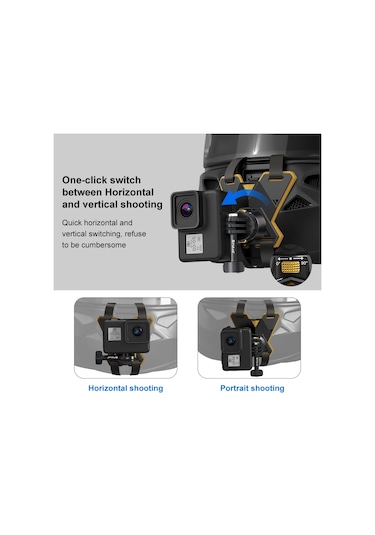 Puluz Manyetik Hızlı Açılan Motosiklet Kaskı Çene Kayışı Dağı Siyah