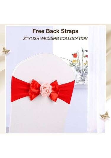 Düğün Sandalye Kapak Kanat Saten Kumaş Papyon Şerit Bant Dekorasyon Otel Düğün Parti Töreni Ziyafet Malzemeleri Koyu Mor Mor