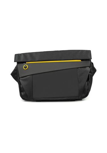 Divoom Pixoo Slingbag-v Siyah Ledli Ekran App Kontrollü Postacı Çantası-su Geçirmez Siyah