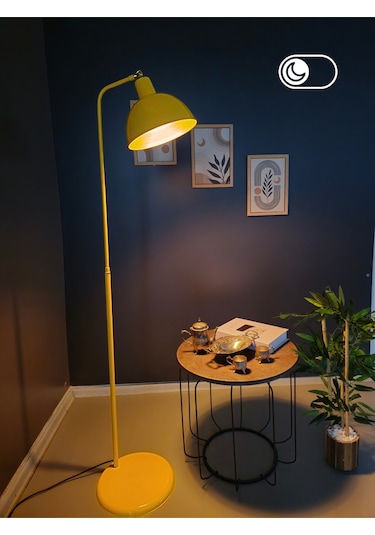 Dolce Taksi Sarısı Lambader Hareketli Başlık Modern Dekoratif... Sarı