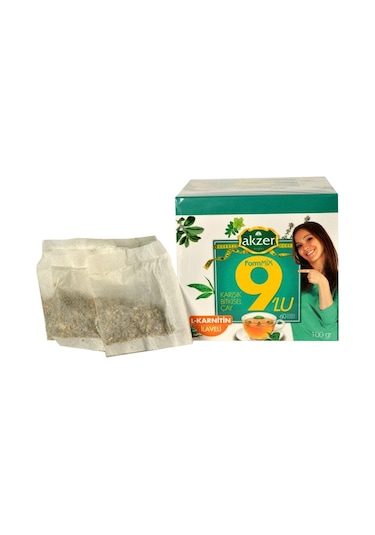 Akzer Formmix 9'lu Karışık Bitki Süzen Poşet Çay 60 x 1.7 G