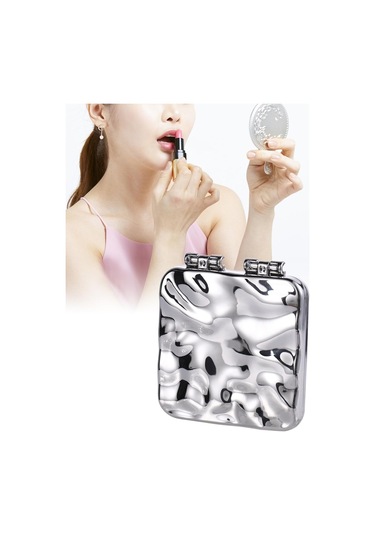 Suntek Çift Taraflı Makyaj Aynası Gümüş