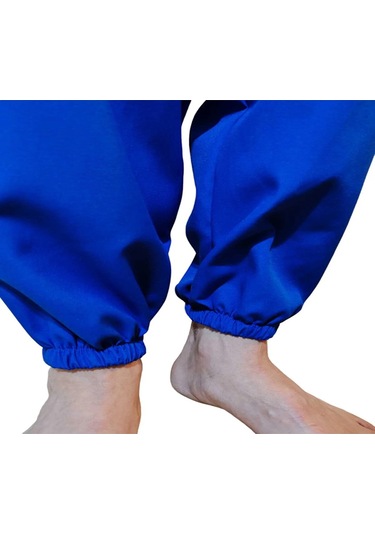 Benlife Uzun Kol Demans Tulumu Hasta Bakım Kıyafeti Mavi