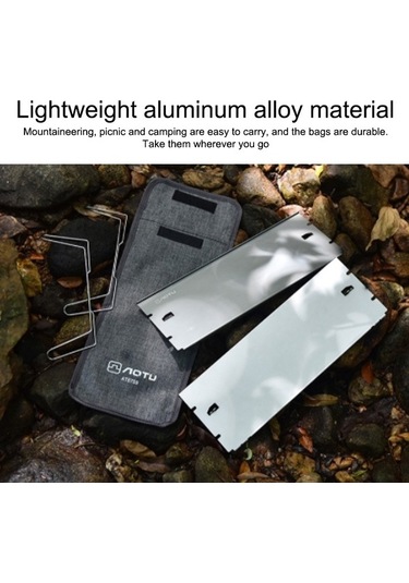 Dancemonkey Aotu At6759 Dış Mekan Hafif Katlanır Küçük Masa Siyah Siyah