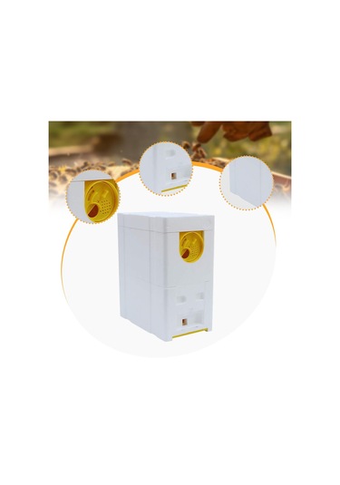 Homyl Kraliçe Arı Yetiştirme Kutusu Köpük Kovanı Bahçe