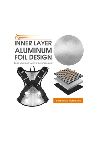 Yunboo Bisiklet Sırt Çantası - 10l Su Deposu, Hafif Ve Dayanıklı Outdoor Spor Çantası Siyah