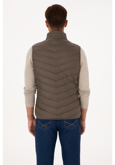 U.s. Polo Assn. Erkek Vizon Yelek Dokuma 50310045-vr052 Vizon