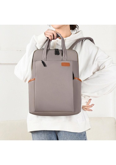 Suntek Kadın Erkek Dizüstü Sırt Çantası Şık Üniversite Haki