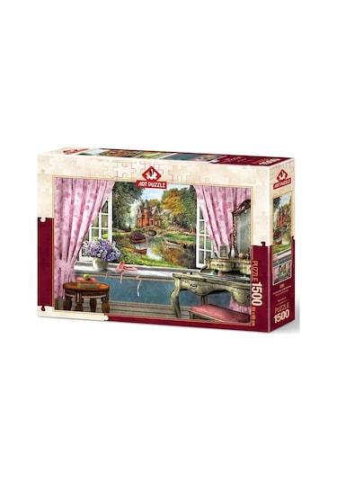 Art Puzzle 1500 Parça Penceremdeki Şato 5388