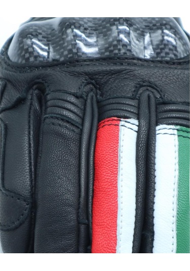 Oj Fıghter 1.8 İtalyan Tarzı Korumalı Kısa Motosiklet Deri Eldiven Xs