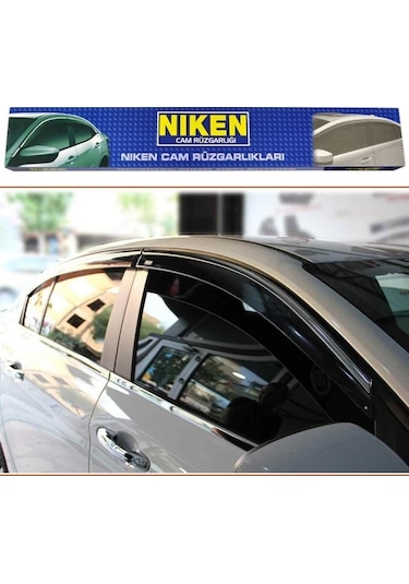 Niken Ford Focus 2005-2012 Kromlu Cam Rüzgarlığı 4 Lü