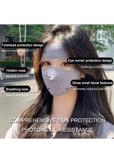 Kadın Yaz Uv Koruyucu Binicilik Maskesi