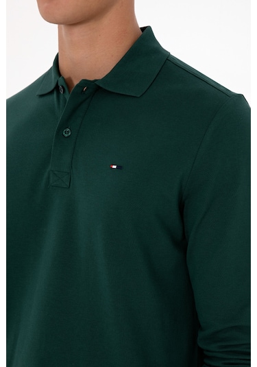 U.s. Polo Assn. Erkek Koyu Yeşil Sweatshirt 50315941-vr079 Koyu Yesıl