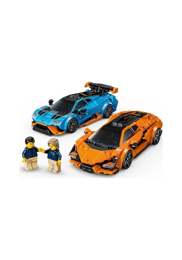 LEGO® Speed Champions Lamborghini Revuelto & Huracán STO 77238 - 10 Yaş ve Üzeri Çocuklar için Yarış Arabası Oyuncak Yapım Seti (607P)
