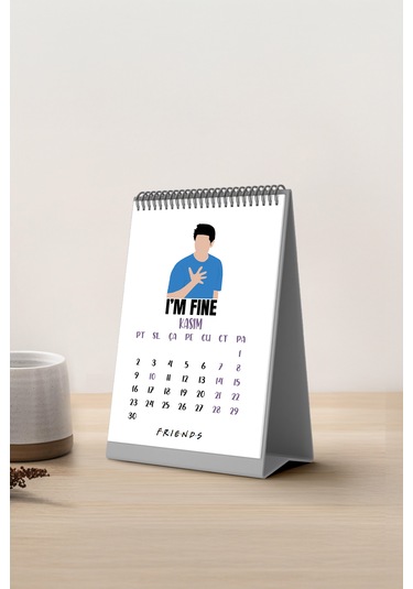 Friends Tasarım 2026 Masa Takvimi Pytktkv023