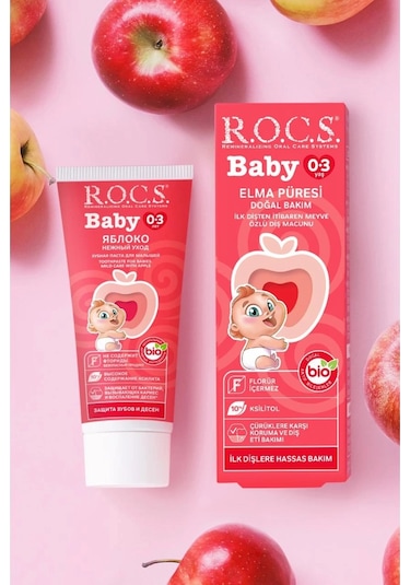 R.o.c.s. Baby 0-3 Yaş Elma Püresi Diş Macunu 35ml