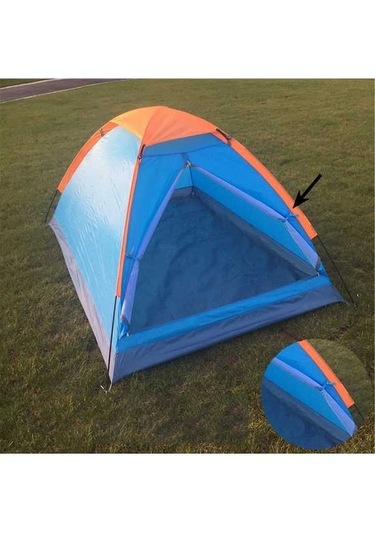 Wondernest Yürüyüş Tek Kişilik Katmanlı Su Geçirmez Hafif Kamp Çadırı Açık 2 Oyunlu Çok Renkli