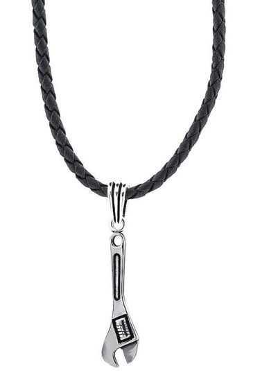 İngiliz Tamir Anahtarı Tasarımlı 925 Ayar Gümüş Kolye