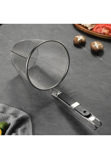 Suntek Kızartma Sepeti Skimmer Mutfak Örgü Süzgeç 35x16cm