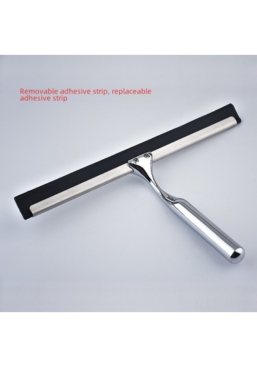 Teltree Cam Temizleyici, Çinko Alyüminyum Ve Paslanmaz Çelik, Tek Taraflı Kullanim, Ev Ve Ticari Kullanim Icin, Beyaz Lastik Ucu, 40'lu Paketle Diğer