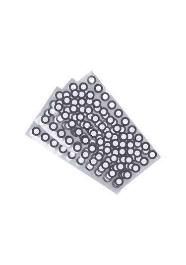 Youtek 3d Tarama Referans Noktaları - 150 Adet Yansıtıcı Etiketler 6mm İç/10mm Dış Çap - Hassas Takipler İçin Pet Malzeme, 3 Adet Sayfa