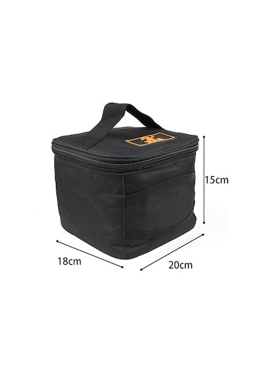 Suntek Balıkçılık Reel Saklama Çantası Fermuar Açık Siyah