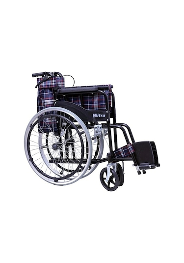 Witra Manuel Tekerlekli Sandalye Ekose Kumaş